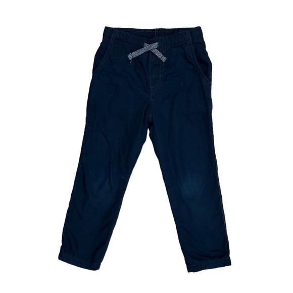 Carter’s Lined Chino Pull Up Pants 3T Navy Blue - Picture 11 of 11
